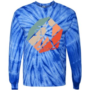 Retro Libra Zodiac Sign Zodiac Sign Libra Meaningful Gift Tie-Dye Long Sleeve Shirt