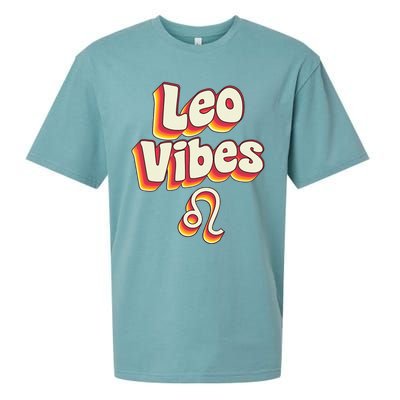 Retro Leo Zodiac Sign Astrology July August Birthday Leo Sueded Cloud Jersey T-Shirt