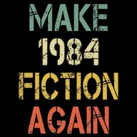 Retro Make 1984 Fiction Again Sustainable Bucket Hat