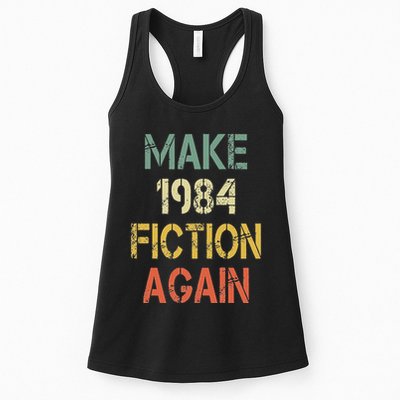 Retro Make 1984 Fiction Again Womens Tank Top