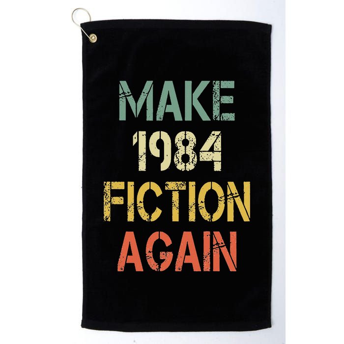 Retro Make 1984 Fiction Again Golf Towel