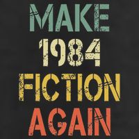 Retro Make 1984 Fiction Again Golf Towel