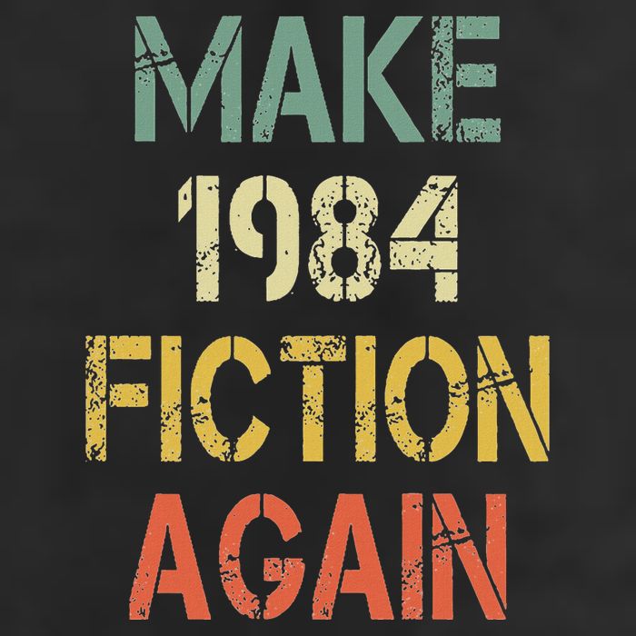 Retro Make 1984 Fiction Again Golf Towel