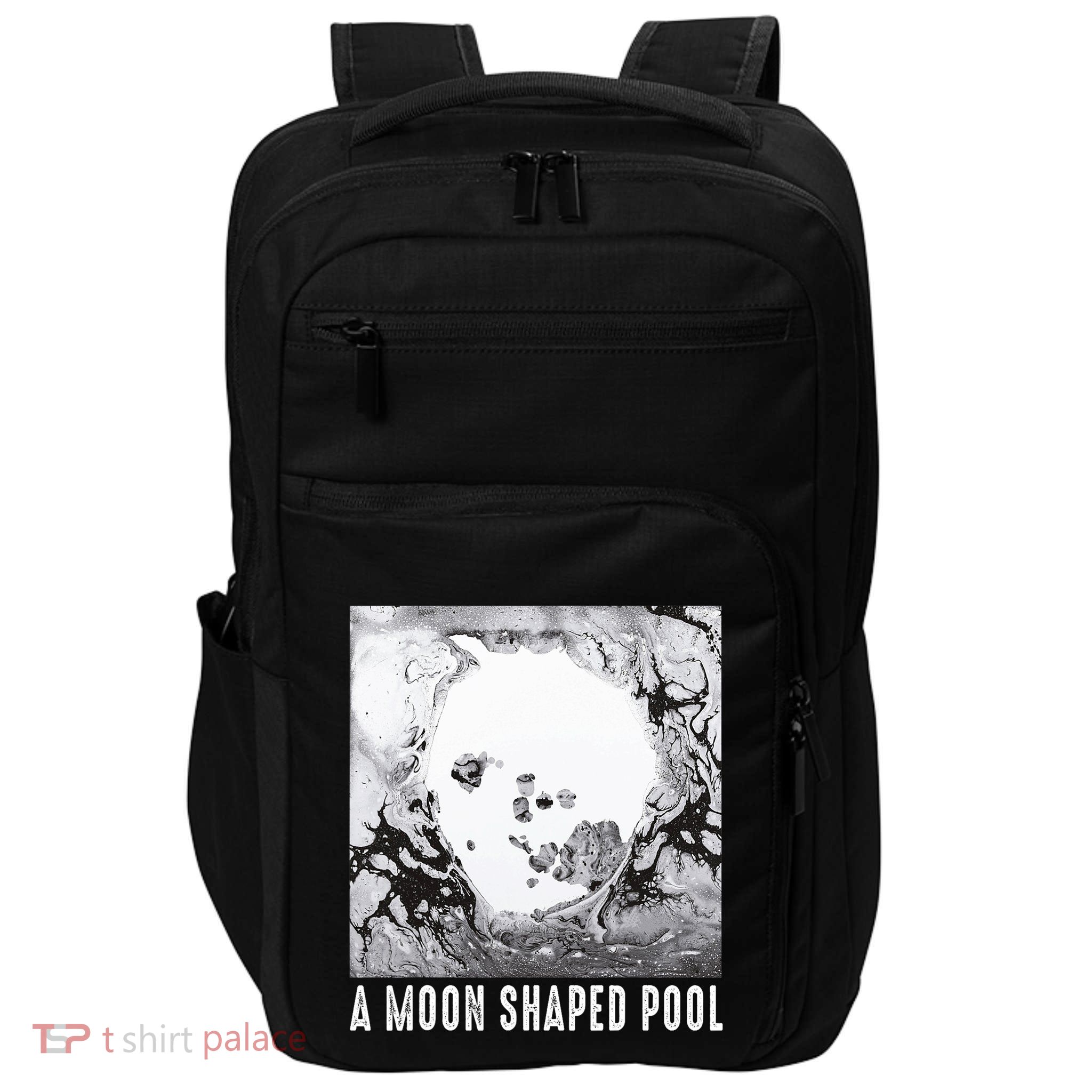 Radio Music 80s 90s Shaped Pool Outfits Moons Music Impact Tech Backpack