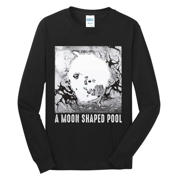 Radio Music 80s 90s Shaped Pool Outfits Moons Music Tall Long Sleeve T-Shirt