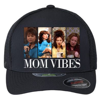 Retro Mom 90’S Vibes Vintage MotherS Day Iconics Mom Flexfit Unipanel Trucker Cap