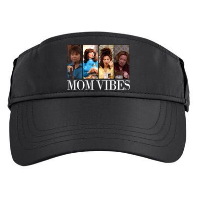 Retro Mom 90’S Vibes Vintage MotherS Day Iconics Mom Adult Drive Performance Visor