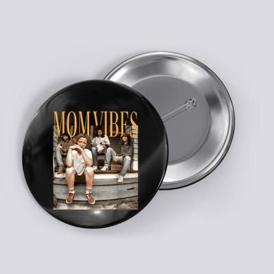 Retro Mom 90’S Vibes Vintage MotherS Day Mom Button