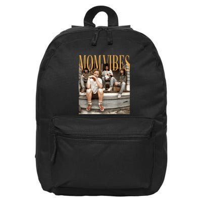 Retro Mom 90’S Vibes Vintage MotherS Day Mom 16 in Basic Backpack