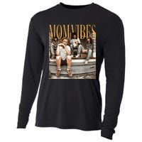 Retro Mom 90’S Vibes Vintage MotherS Day Mom Cooling Performance Long Sleeve Crew