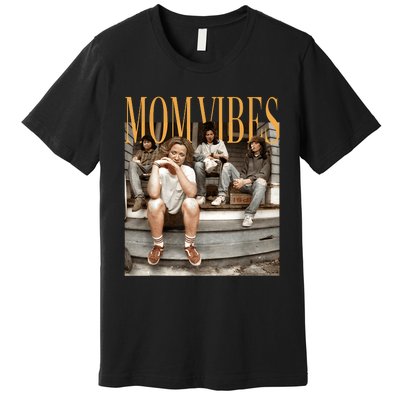 Retro Mom 90’S Vibes Vintage MotherS Day Mom Premium T-Shirt