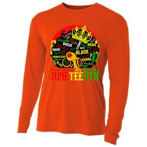 Remembering My Ancestors Juneteenth Celebrate Black Women Cooling Performance Long Sleeve Crew