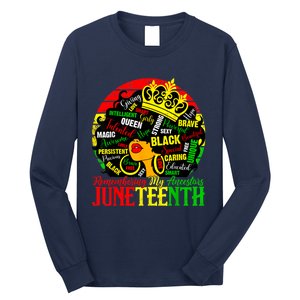 Remembering My Ancestors Juneteenth Celebrate Black Women Long Sleeve Shirt