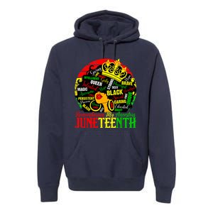 Remembering My Ancestors Juneteenth Celebrate Black Women Premium Hoodie