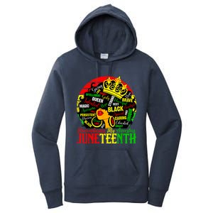 Remembering My Ancestors Juneteenth Celebrate Black Women Women's Pullover Hoodie