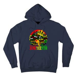 Remembering My Ancestors Juneteenth Celebrate Black Women Tall Hoodie