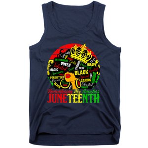 Remembering My Ancestors Juneteenth Celebrate Black Women Tank Top