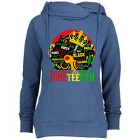 Remembering My Ancestors Juneteenth Celebrate Black Women Womens Funnel Neck Pullover Hood