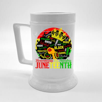 Remembering My Ancestors Juneteenth Celebrate Black Women Beer Stein