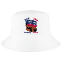 Remembering My Ancestors Juneteenth flag blue red white Cool Comfort Performance Bucket Hat
