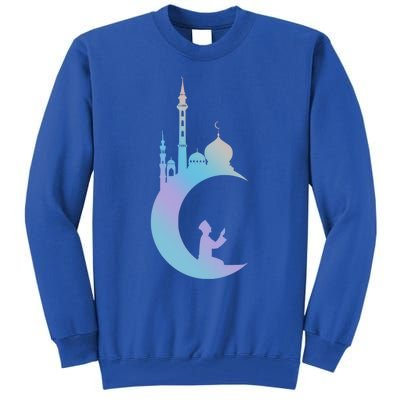 Ramadan Muslim Allah Islam Kareem Mubarak Mosque God Symbol Cool Gift Tall Sweatshirt