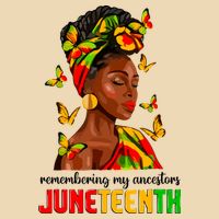 Remembering My Ancestors Juneteenth Celebrate Black Women Zip Tote Bag