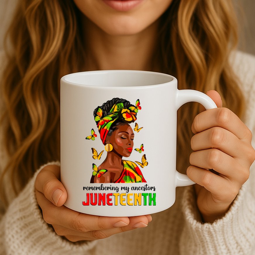 Remembering My Ancestors Juneteenth Celebrate Black Women Mug