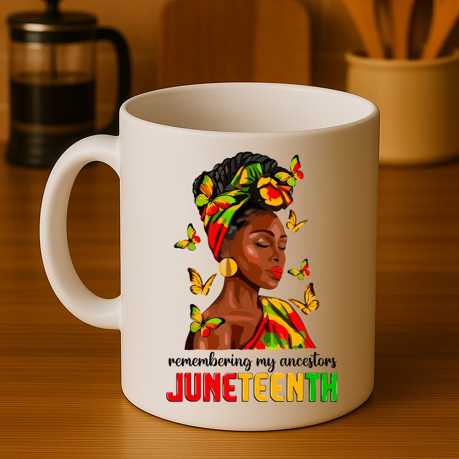 Remembering My Ancestors Juneteenth Celebrate Black Women Mug