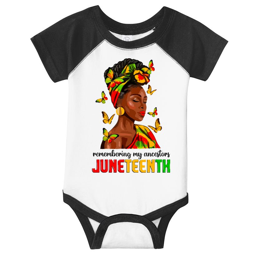 Remembering My Ancestors Juneteenth Celebrate Black Women Infant Baby Jersey Bodysuit
