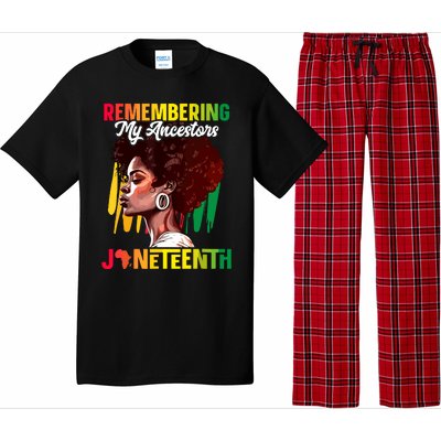 Remembering My Ancestors Black History Juneteenth Pajama Set