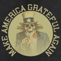 Retro Make America Grateful Again Vintage Uncle Sam Golf Towel