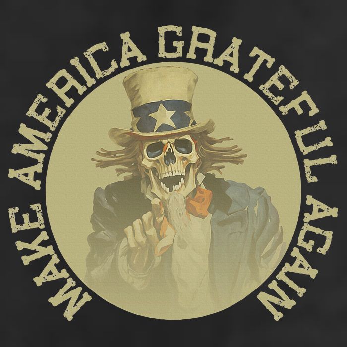 Retro Make America Grateful Again Vintage Uncle Sam Golf Towel