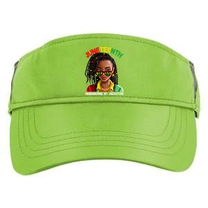 Remembering My Ancestors Juneteenth Celebrate Black Pride Women Adult Drive Performance Visor