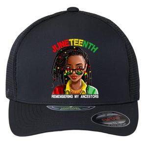 Remembering My Ancestors Juneteenth Celebrate Black Pride Women Flexfit Unipanel Trucker Cap