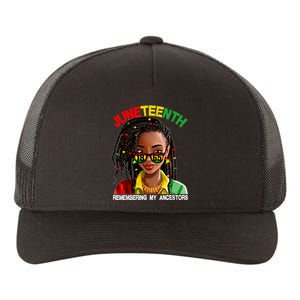 Remembering My Ancestors Juneteenth Celebrate Black Pride Women Yupoong Adult 5-Panel Trucker Hat