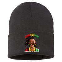 Remembering My Ancestors Juneteenth Celebrate Black Pride Women Sustainable Knit Beanie