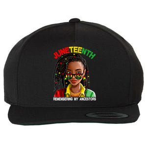 Remembering My Ancestors Juneteenth Celebrate Black Pride Women Wool Snapback Cap