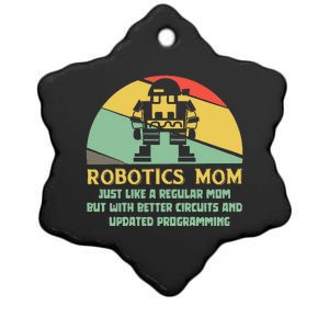 Robotics Mom Ai Robot Engineering Engineer MotherS Day Gift Ceramic Star Ornament