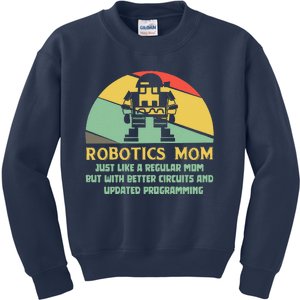 Robotics Mom Ai Robot Engineering Engineer MotherS Day Gift Kids Sweatshirt