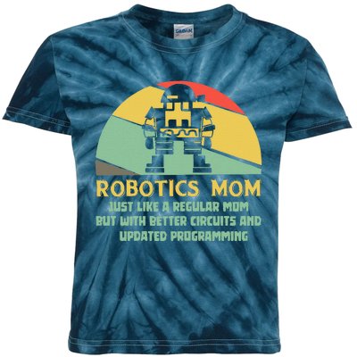 Robotics Mom Ai Robot Engineering Engineer MotherS Day Gift Kids Tie-Dye T-Shirt