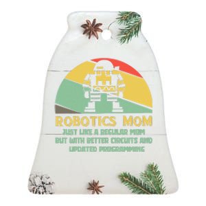 Robotics Mom Ai Robot Engineering Engineer MotherS Day Gift Ceramic Bell Ornament