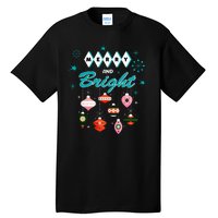 Retro Merry And Bright Midcentury Modern Christmas Pyrex Tall T-Shirt