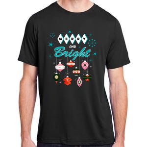 Retro Merry And Bright Midcentury Modern Christmas Pyrex Adult ChromaSoft Performance T-Shirt