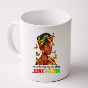 Remembering My Ancestors Juneteenth Celebrate Black Women Coffee Mug