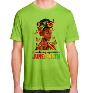 Remembering My Ancestors Juneteenth Celebrate Black Women Adult ChromaSoft Performance T-Shirt