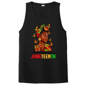 Remembering My Ancestors Juneteenth Celebrate Black Women PosiCharge Competitor Tank