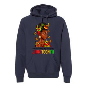 Remembering My Ancestors Juneteenth Celebrate Black Women Premium Hoodie