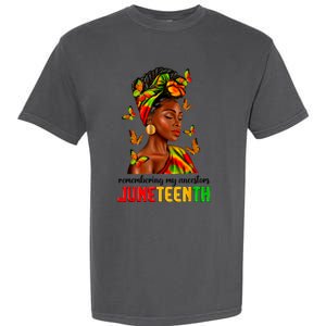 Remembering My Ancestors Juneteenth Celebrate Black Women Garment-Dyed Heavyweight T-Shirt