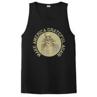 Retro Make America Grateful Again Vintage Uncle Sam PosiCharge Competitor Tank