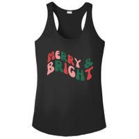 Retro Merry And Bright Long Sleeve Ladies PosiCharge Competitor Racerback Tank